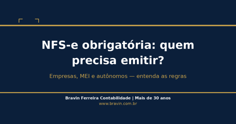 Ilustração sobre a emissão da NFS-e, nota fiscal eletrônica de serviços
