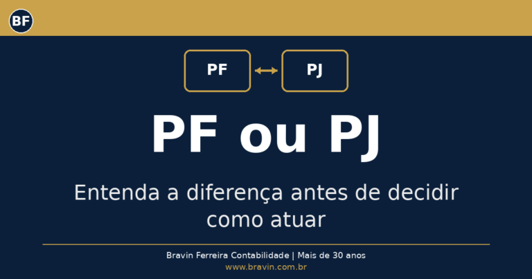 Ilustração sobre a decisão entre PF ou PJ para autônomos e profissionais liberais